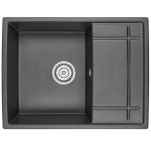 Мойка для кухни Granula 6501, ЧЁРНЫЙ, гранит — 