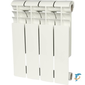 Биметаллический радиатор Rommer Profi BM 350 4 секции (RAL9016)  (RBM-1210-035004)