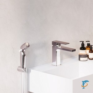 Смеситель для раковины Damixa Gala 530300000 с гигиеническим душем, хром  (530300000)