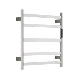 Полотенцесушитель электрический RAGLO R350.01.05 настенный сенсорный с терморегулятором, сатин &mdash; Полотенцесушитель водяной «Хендрикс» 500/620 Terminus 6 перекладин