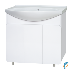 Тумба с раковиной Misty Чегет 85 напольная  (П-Чег-01085-011+Misty_191676)