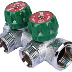 STOUT Коллектор регулирующий 3/4", 2 отвода 3/4"ЕК  (SMB-6850-343402)