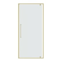 Дверь в нишу Niagara Nova NG-45-9ASG (90х195) распашная, золото сатин, стекло прозрачное &mdash; 