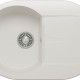 Мойка кухонная Polygran ATOL-760 Белый Хлопок  (679030)
