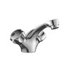 Смеситель DECOROOM DR50011R двуручный для умывальника монолитный Смеситель DECOROOM DR50011R двуручный для умывальника монолитный —