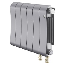 Радиатор биметаллический Royal Thermo Infinity 300 Silver Satin VR80 6 секций &mdash; 