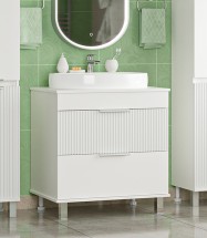 Тумба с раковиной Brevita Enfida 70 напольная, белая — 