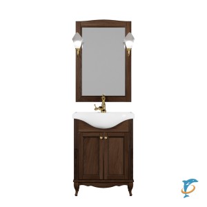 Комплект мебели ValenHouse Эллина 65 кальяри без пенала, фурнитура золото  (Е65_КТЗКЗ)