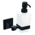 Дозатор жидкого мыла AZARIO ALTRE стеклянный, чёрный матовый (AZ96012B)