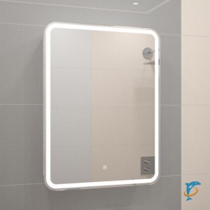 Зеркальный шкаф Misty Элиот 600х800 правый LED с розеткой  (МВК018)