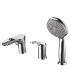 Смеситель встраиваемый Lemark Omega LM3145C на борт ванны — 