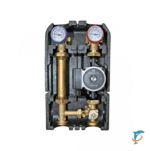 Насосная группа с термостатическим смесительным клапаном Barberi 1'' без насоса  (02G02500X)