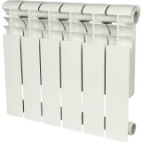 Биметаллический радиатор Rommer Profi BM 350 6 секций (RAL9016) — 