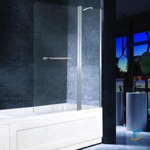 Шторка на ванну ESBANO ES-1412 120х140 см, распашная  (ESDV1412)