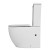 Унитаз напольный Azario Blanco безободковый, 820х630х360 (AZ-T003B-R)
