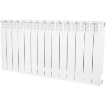 Stout Space 500 13 секций радиатор биметаллический боковое подключение — 