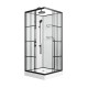 Душевая кабина Niagara Standart ST90/15QL/KL/BKT (90х90х225) низкий поддон(15см),черный,стекло прозрачное  (ST90/15QL/KL/BKT)