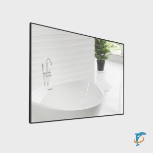 Зеркало в алюминиевой раме SPC-AL-1000-800 Nero, 1000x20x800  (SPC-AL-1000-800 Nero)