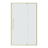 Дверь в нишу Niagara Nova NG-45-10ASG (100х195) распашная, золото сатин, стекло прозрачное  &mdash; 