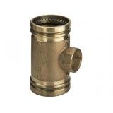 Тройник под пресс Viega Profipress d88,9х3/4х76.1 XL с внутренней резьбой, бронза, модель 2217.2XL  &mdash; 