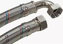 Гибкая подводка для воды Millennium 3/4'' гг 50см угловая — 