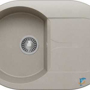 Мойка кухонная Polygran ATOL-760 Серый  (679009)