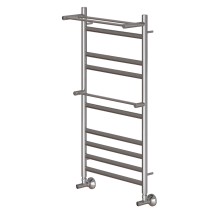 Полотенцесушитель водяной Point Артемида PN14150P П8 500x1000 c двумя полками, хром — 