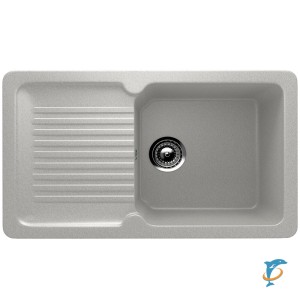 Односекционная реверсивная мойка ULGRAN U-506 серый  (U-506-310)