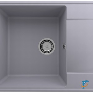 Мойка ULGRAN Quartz Prima 605 Бетон  (Prima 605-05)
