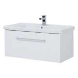 Тумба для комплекта Dreja BIG INN 100 подвесная, белый глянец — 