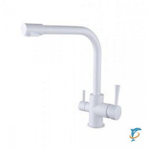 Смеситель для кухни под фильтр белый Kaiser Merkur 26044-10  (26044-10)