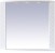 Зеркало Мисти(Misty) Valencia 100 белое со светом