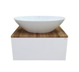 Тумба для комплекта Misty Ива 60 с 1 ящиком подвесная комбинированная — 