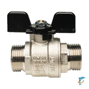 Кран Stout шаровой полнопроходной 1'' ш/ш (бабочка)  (SVB-0006-000025)