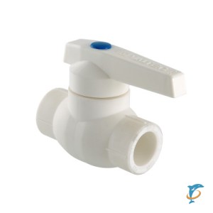 Кран полипропиленовый шаровой с латунной обоймой VALTEC 32 мм  (VTp.744.0.032)