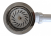 Сифон двойной Granula GRAND 3 1/2 с круглым переливом и винтом и отводом металл (341-11-24)