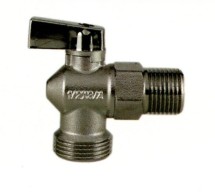 Кран шаровой угловой матовый TIM 1/2 x 1/2 нар./нар. — 