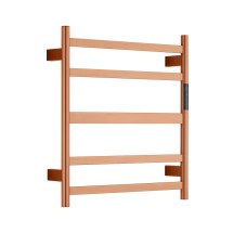 Полотенцесушитель электрический RAGLO R350.01.33 настенный сенсорный с терморегулятором, матовая медь &mdash; Полотенцесушитель водяной «Каскад» с боковым подключением 500/500 Terminus 4 перекладины