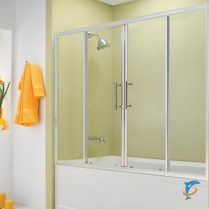 Шторка на ванну ESBANO ES-1415 150х140 см, раздвижная  (ESDV1415)