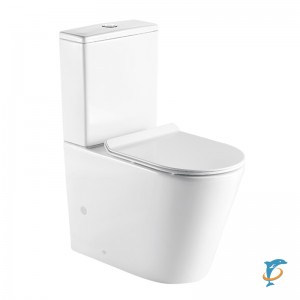 Унитаз напольный Azario Maro безободковый AZ-2125A-R   (AZ-2125A-R )