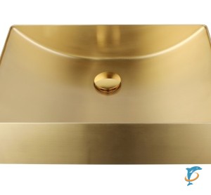 Раковина AltroBagno Futuro 001013 OrSp из нержавеющей стали  (001013 OrSp)