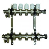 Коллекторная группа Millennium 1'' на 5 выходов —  Коллекторы регулируемые (2 шт.) с трубной резьбой  ,  автоматический воздуховыпускной клапан - 2 шт