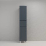 Пенал напольный Style Line Манхэттен 36 1 ящик, 2 створки PLUS графит  &mdash; 