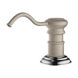 Дозатор для моющего средства OM-01-SA латунь/бежевый — 