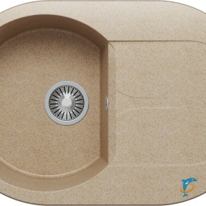 Мойка кухонная Polygran ATOL-760 Песочный  (679047)