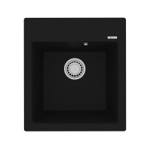 Мойка кухонная Lemark HANKA 450 врезная прямоугольная из кварцгранита — 