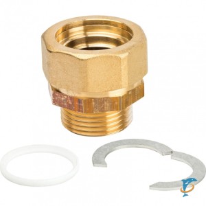 Комплект концевого фитинга из латуни Meibes FixLock M46101FL  для подключения трубы Inoflex  (M46101FL)