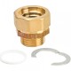 Комплект концевого фитинга из латуни Meibes FixLock M46101FL  для подключения трубы Inoflex  (M46101FL)