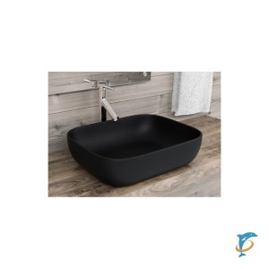 Раковина накладная ESBANO MARTEL черная матовая  (ESRNMARTMB)
