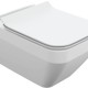 Подвесной клееный унитаз Cersanit CREA SQUARE Clean On DPL EO slim  (63115)